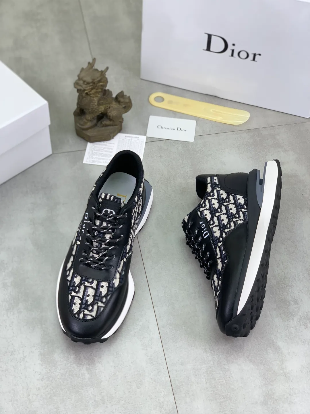 Men's Men's Shoes💰P440💰[New Style]🆘[Dior] 2025 Dior Original Lace-up Low-top Men's Shoes Classic casual shoes 🔥This model is the official classic model, with high quality and made by famous original designers. It is made of high-quality cowhide with original materials➕Comfortable and breathable mesh lining➕Pigskin insole. The perfect last shape and generous and fashionable design have attracted many consumers. Suitable for drivers to drive🚗. What you want is the highest quality in the market. Color: 3️⃣Color code number: 38--44 (45 customized)